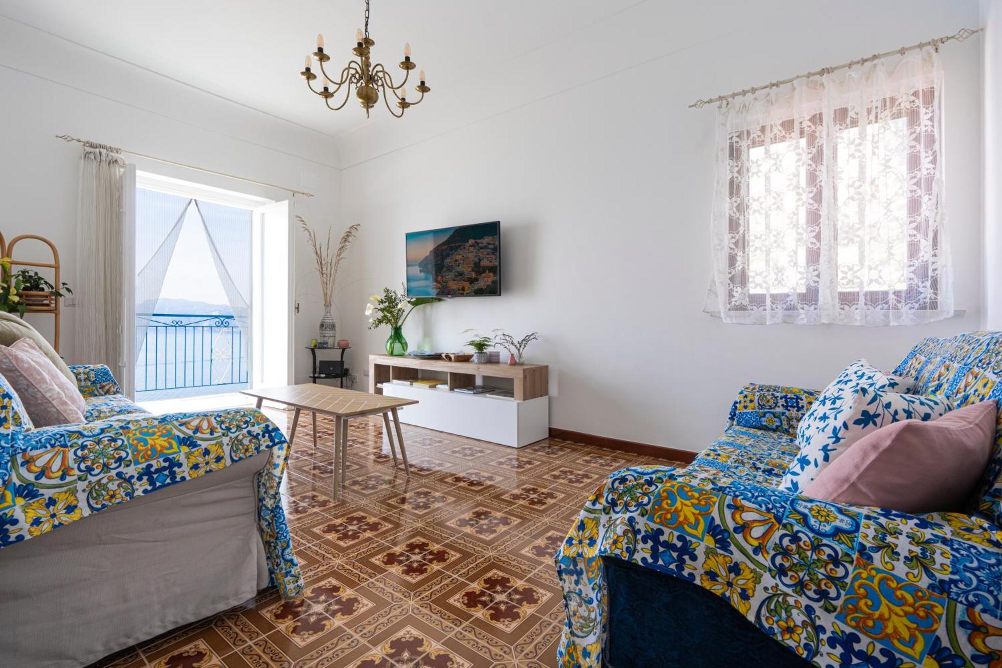 Mimi Junior Home, Central Sea View Apartment Praiano Extérieur photo